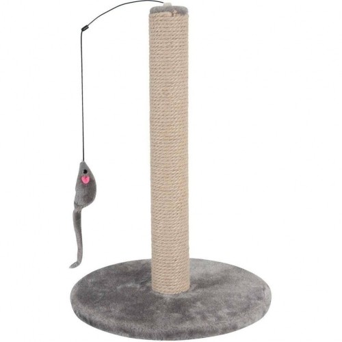 Zolux Cat scratching post with toy - grey image 1