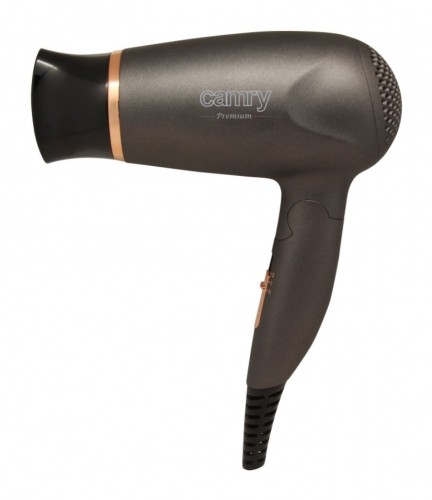 Adler Camry CR 2261 hair dryer Metallic grey, Gold 1400 W image 1