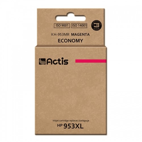 Actis KH-953MR ink for HP printer; HP 953XL F6U17AE replacement; Standard; 25 ml; magenta - New Chip image 1
