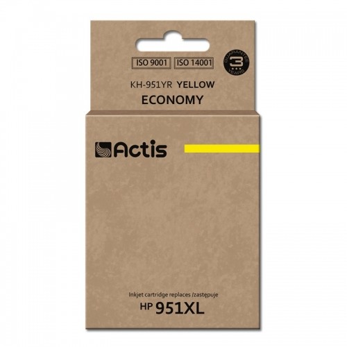 Actis KH-951YR ink for HP printer; HP 951XL CN048AE replacement; Standard; 25 ml; yellow image 1