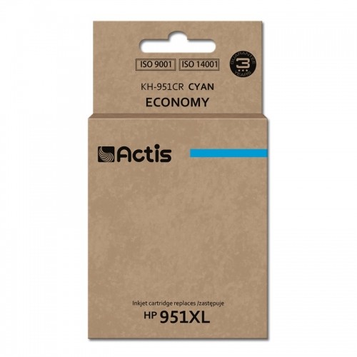 Actis KH-951CR ink for HP printer; HP 951XL CN046AE replacement; Standard; 25 ml; cyan image 1