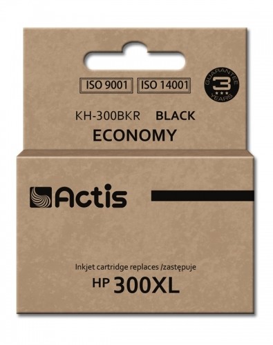 Actis KH-300BKR ink for HP printer; HP 300XL CC641EE replacement; Standard; 15 ml; black image 1