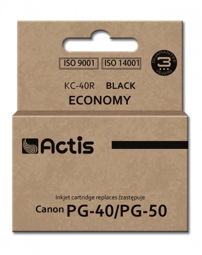 Actis KC-40R ink for Canon printer; Canon PG-40 / PG-50 replacement; Standard; 25 ml; black image 1