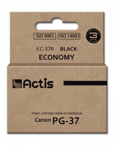 Actis KC-37R ink for Canon printer; Canon PG-37 replacement; Standard; 12 ml; black image 1