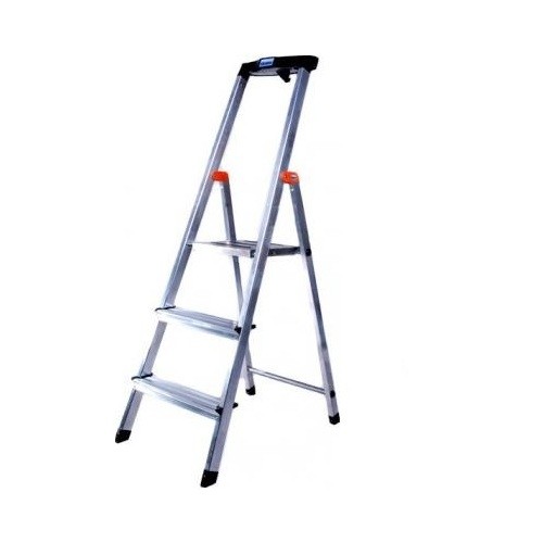 Krause Safety Folding ladder silver image 1