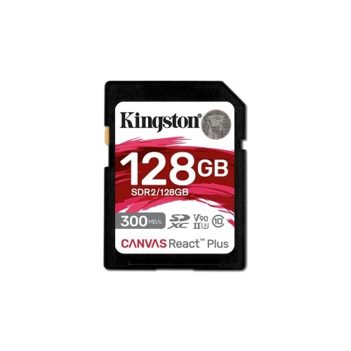 Карта памяти микро-SD с адаптером Kingston SDR2/128GB 128 Гб 8K Ultra HD SDXC UHS-II image 1