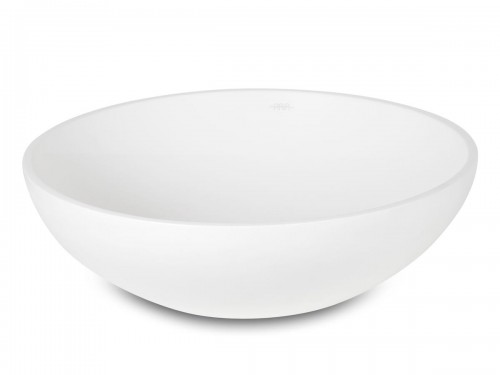 PAA ROUND ON SILK IROSON/00 Matte White SilkStone  image 1