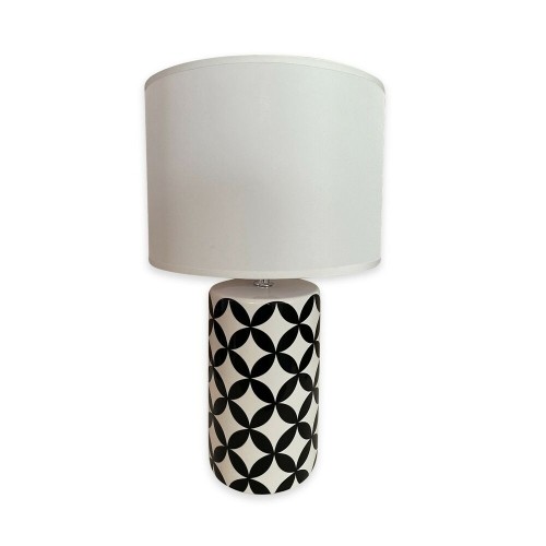 Desk lamp Versa Ceramic Textile (25 x 45 cm) image 1