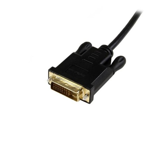 DisplayPort to DVI Adapter Startech MDP2DVIMM3BS         Black image 1