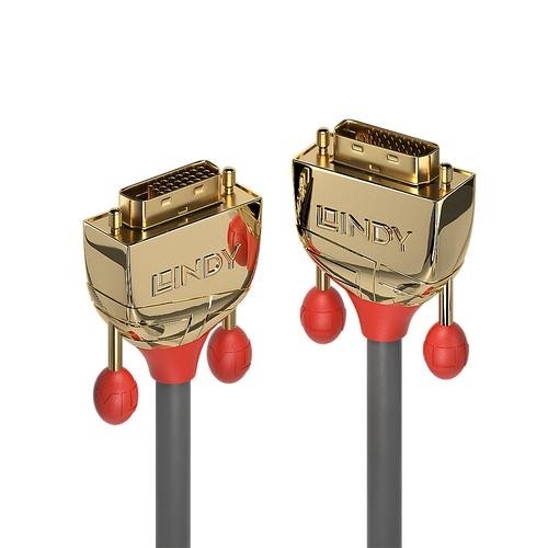 Lindy 2m DVI-D Dual Link Cablel, Gold Line image 1