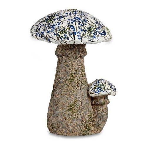 Decorative Garden Figure Mosaic Mushroom Polyresin (29 x 44 x 32 cm) image 1