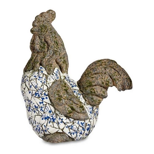 Ibergarden Decorative Figure for Garden Мозаика Петух полистоун (22,5 x 46 x 41,5 cm) image 1