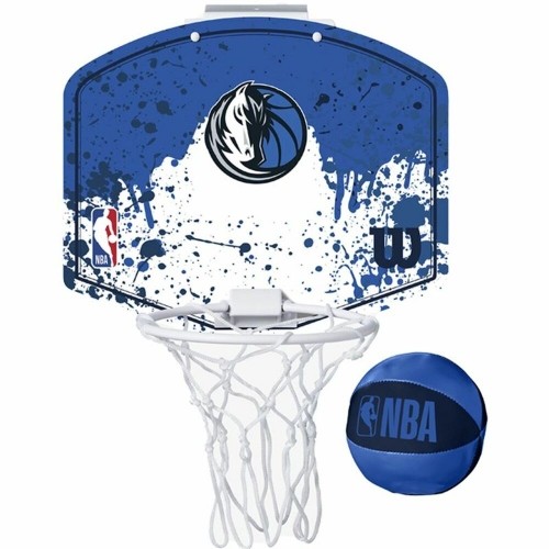 Баскетбольная корзина Wilson Dallas Mavericks Mini Синий image 1