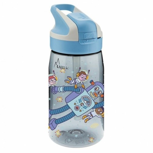 Water bottle Laken Summit Space Robots Blue Aquamarine (0,45 L) image 1