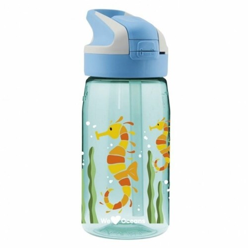 Water bottle Laken Summit Sea Horse Blue Aquamarine (0,45 L) image 1