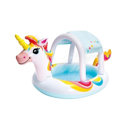 Inflatable Paddling Pool for Children Intex Unicorn 254 x 132 x 109 cm (254 x 132 x 109  cm) image 1