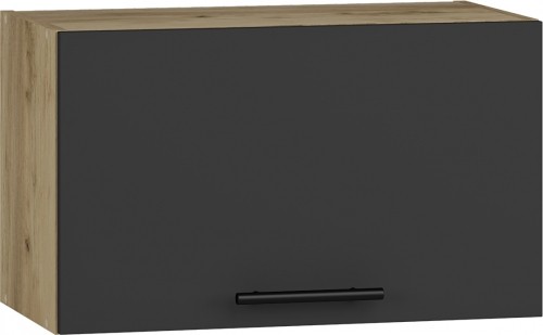Halmar VENTO GO-60/36 hood top cabinet, color: craft oak/antracite image 1