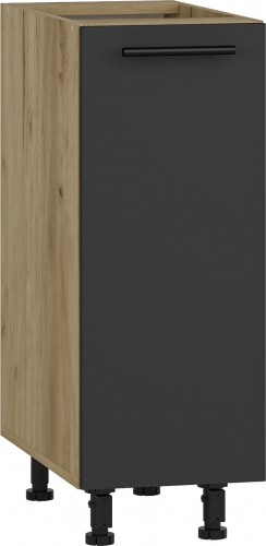 Halmar VENTO D-30/82 lower cabinet, color: craft oak/antracite image 1