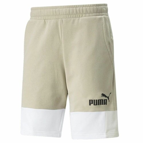 Спортивные мужские шорты Puma Essential+ Block Бежевый Мужской image 1