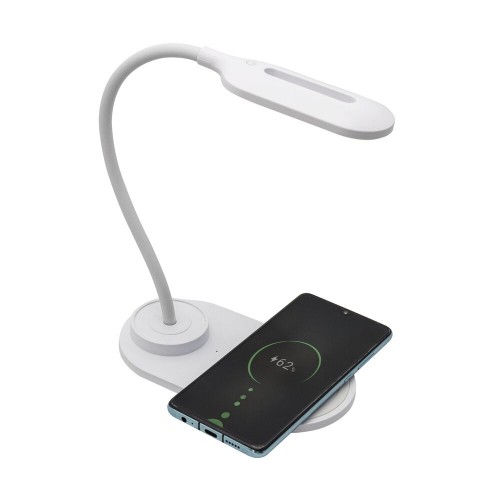 LED Lamp with Wireless Charger for Smartphones Denver Electronics LQI-55 White 5 W image 1