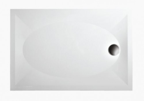 PAA ART 800x1200 mm KDPART80X120/00 akmens masas dušas paliktņa komplekts - balts image 1