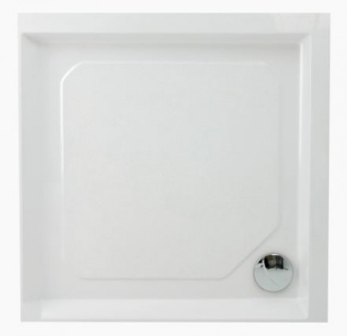 PAA CLASSIC KV 100 KDPCLKV100/00 cast stone shower tray with panel and adjustable feets - white  image 1