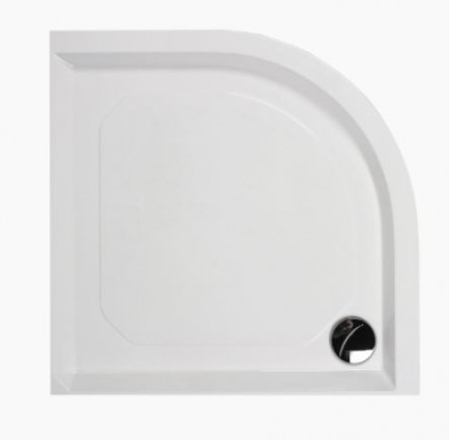 PAA CLASSIC RO80 R550 KDPCLRO80/00 cast stone shower tray with panel and adjustable feets - white image 1