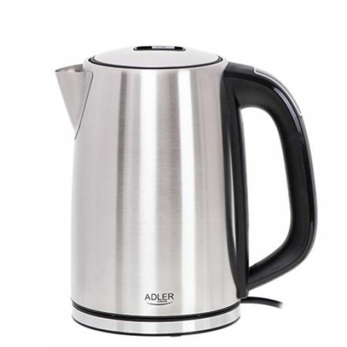 Adler Kettle AD 1340	 Electric, 2200 W, 1.7 L, Stainless steel, 360° rotational base, Inox image 1
