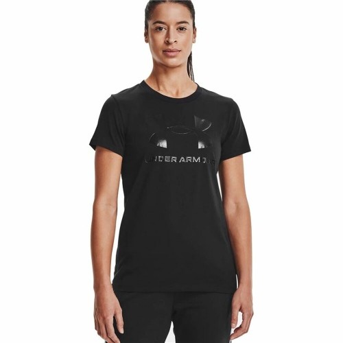 Sieviešu Krekls ar Īsām Piedurknēm Under Armour Sportstyle Melns image 1