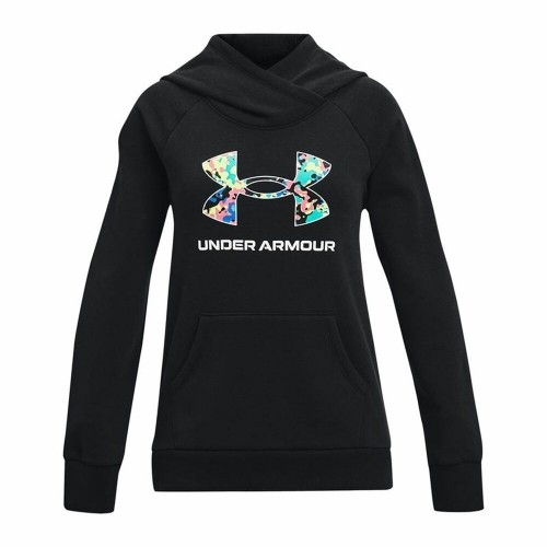 Толстовка с капюшоном для девочек Under Armour Rival Чёрный image 1