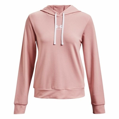 Women’s Hoodie Under Armour Rival Terry Pink image 1