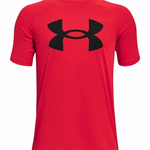 Child's Short Sleeve T-Shirt Under Armour  Tech Big Logo Red image 1