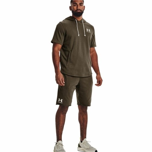 Adult Trousers Under Armour  Rival Terry Men Olive image 1