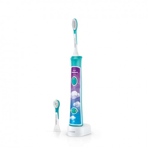 Sonicare zobu birste bērniem 3+ ar bluetooth un 8 maināmiem  dizainiem, zils - HX6322/04 image 1