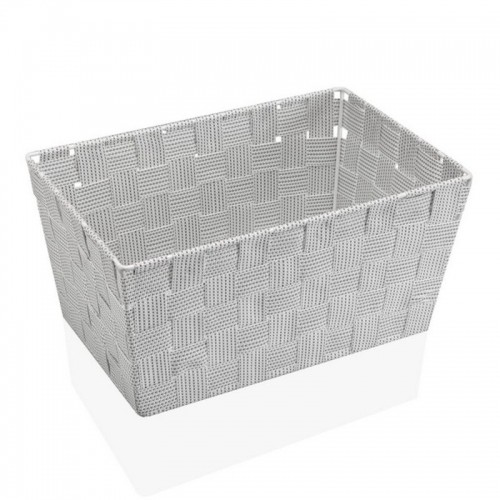Multi-purpose basket Versa Black White Bath & Shower 20 x 15 x 30 cm image 1