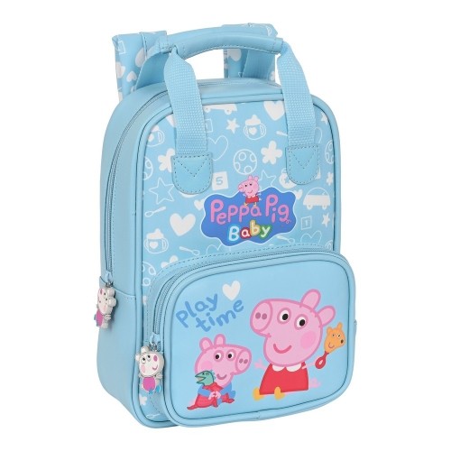 Детский рюкзак Peppa Pig Baby Светло Синий (20 x 28 x 8 cm) image 1