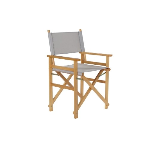 Садовое кресло DKD Home Decor Серый Натуральный полиэстер Сосна (56 x 48 x 87 cm) image 1