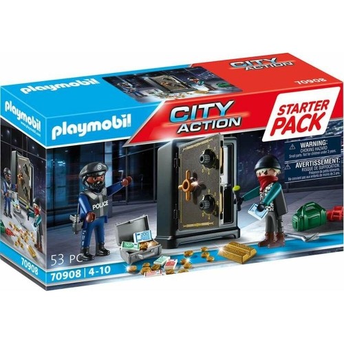 Playset Playmobil City Action Starter Pack Safe 70908 image 1