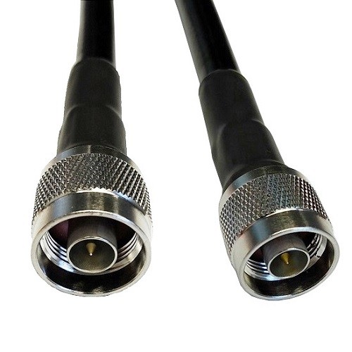 Hismart Cable LMR-400, 2m, N-male to N-male image 1