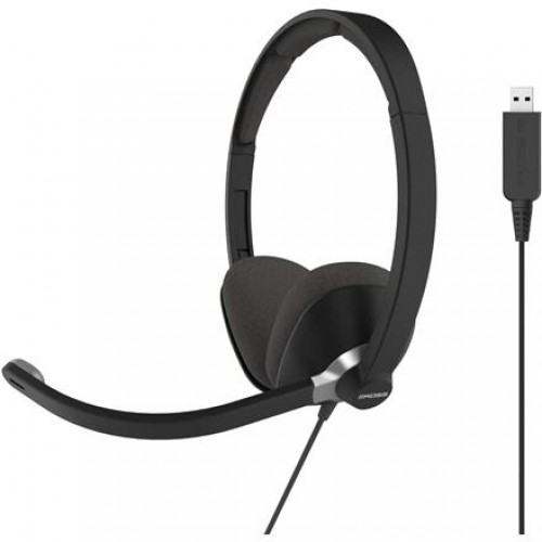 Koss USB Communication Headsets CS300 On-Ear, Microphone, Noice canceling, USB, Black image 1