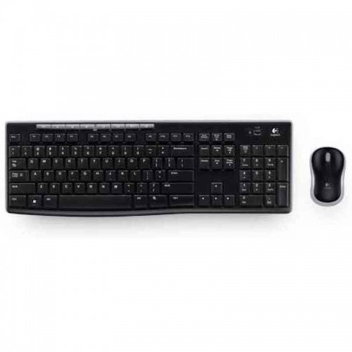 Mouse & Keyboard Logitech LGT-MK270-US Black English EEUU QWERTY Qwerty US image 1