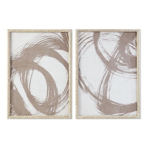 Glezna DKD Home Decor Abstrakts Moderns (50 x 2,5 x 70 cm) (2 gb.) image 1
