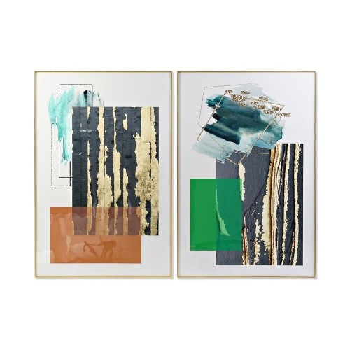 Painting DKD Home Decor Abstract 80 x 3 x 120 cm (2 Units) image 1