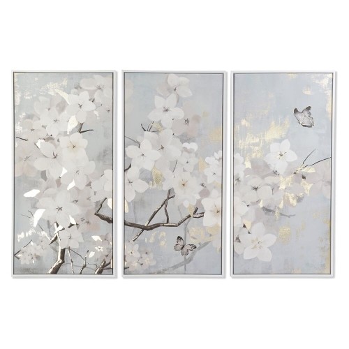 Set of 3 pictures DKD Home Decor Tree Oriental 150 x 4 x 100 cm image 1