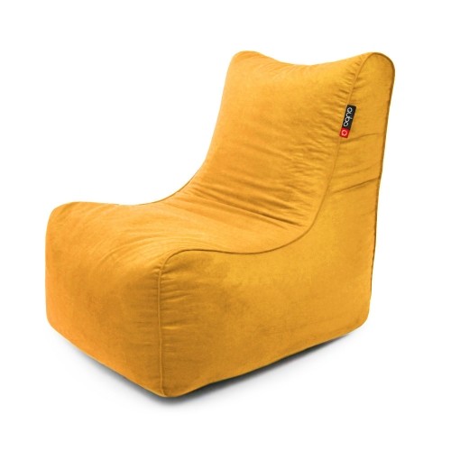 Qubo™ NEW BURMA Apricot VELVET FIT sēžammaiss (pufs) image 1