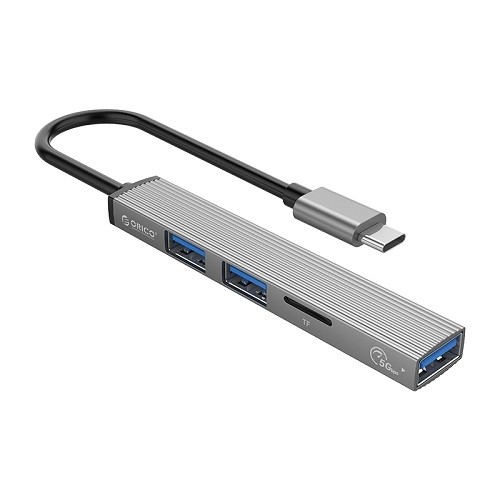 ORICO Хуб USB Type-C 2 порта USB 2.0 + 1 порт USB 3.0 + 1 TF слот image 1