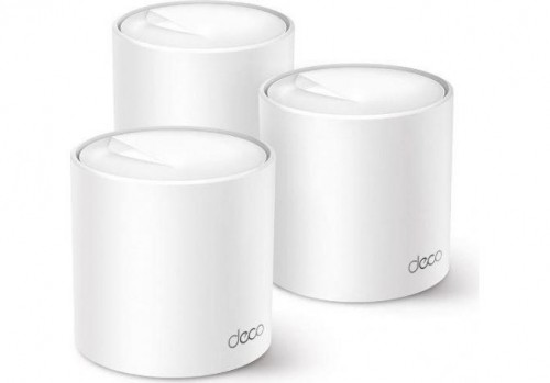 Wireless Router|TP-LINK|Wireless Router|3-pack|2900 Mbps|Mesh|Wi-Fi 6|3x10/100/1000M|Number of antennas 2|DECOX50(3-PACK) image 1