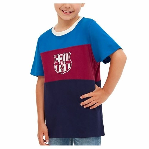 Спортивная футболка с коротким рукавом, детская F.C. Barcelona Красный image 1