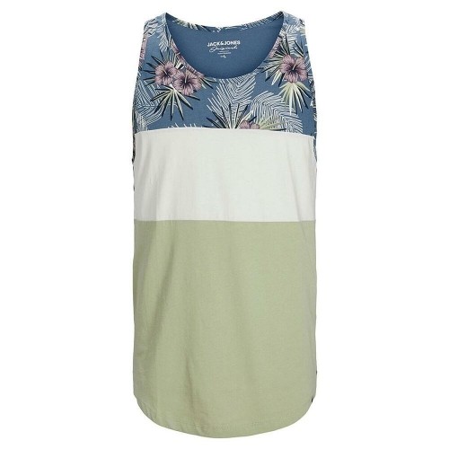 Детский Футболка с коротким рукавом JORVENICE BLOCK TANK TOP Jack & Jones 12210056 Синий image 1