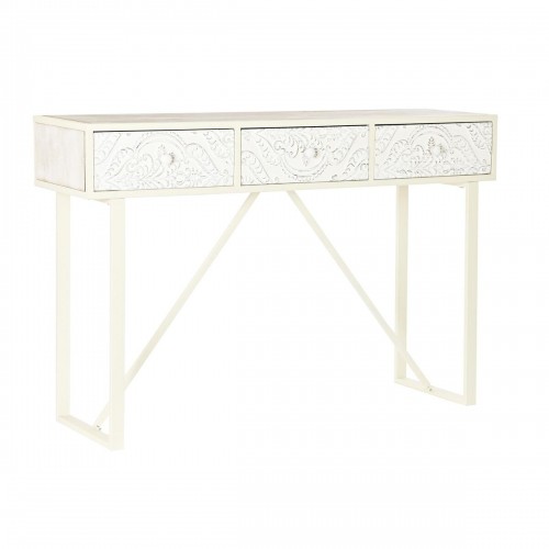 Console DKD Home Decor White Fir MDF Wood 120 x 35 x 80 cm image 1